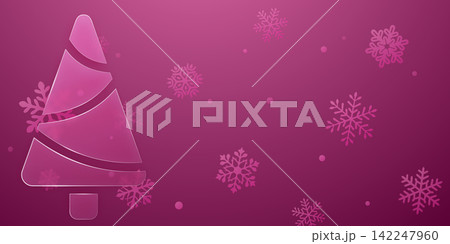 Glossy glassmorphism Christmas design. Glossy glassmorphism Christmas design. 142247960