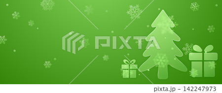 Modern Christmas glassmorphism design. Modern Christmas glassmorphism design. 142247973