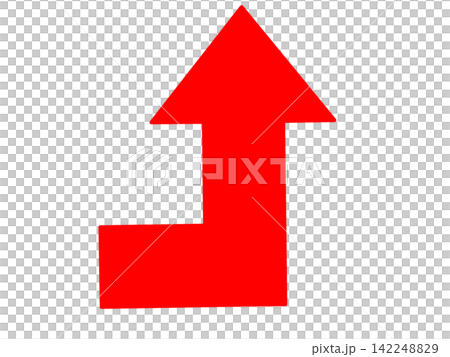 Upward-curving arrow Upward-curving arrow 142248829