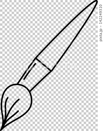 paint brush outline icon art paint brush outline icon art 142249310