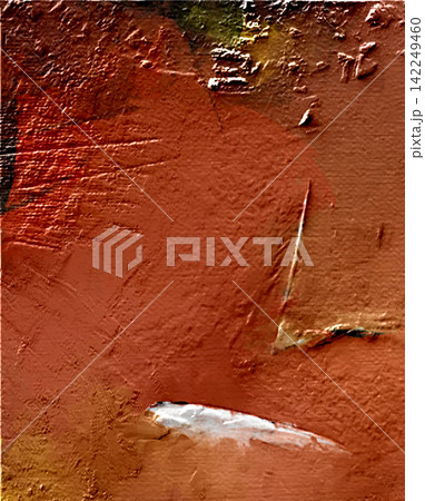 Warm Terracotta Abstract Oil Study Warm Terracotta Abstract Oil Study 142249460