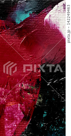 Bold Red Magenta Oil Composition Bold Red Magenta Oil Composition 142249463