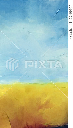Vibrant Azure and Gold Composition Vibrant Azure and Gold Composition 142249493