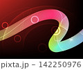Abstract background with digital colorful tube 142250976