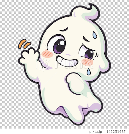 Cute Halloween monsters emoticon Cute Halloween monsters emoticon 142251485