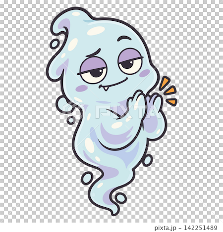Cute Halloween monsters emoticon Cute Halloween monsters emoticon 142251489