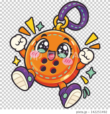 Cute Halloween monsters emoticon  142251492