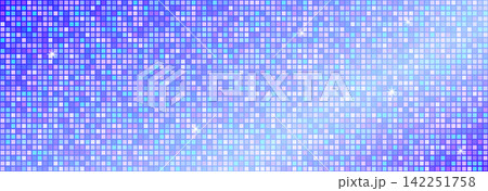 Light blue shining disco party background. Iridescent gradient sparkling glitter sequin texture. Retro discoball mirror mosaic wallpaper. Abstract glowing halftone sparkle backdrop. Vector Light blue shining disco party background. Iridescent gradient sparkling glitter sequin texture. Retro discoball mirror mosaic wallpaper. Abstract glowing halftone sparkle backdrop. Vector 142251758