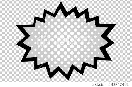 Jagged speech bubble material to emphasize emotions Jagged speech bubble material to emphasize emotions 142252491