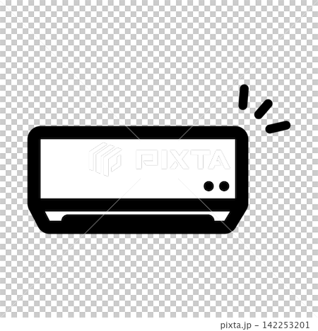 作動中のエアコンのアイコン 作動中のエアコンのアイコン 142253201