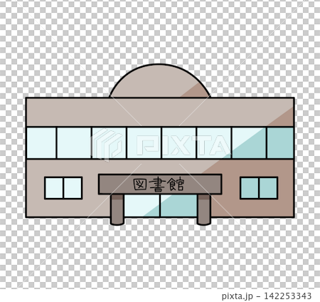 Simple library illustration Simple library illustration 142253343