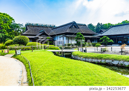 岡山県 岡山後楽園の風景 岡山県 岡山後楽園の風景 142253677