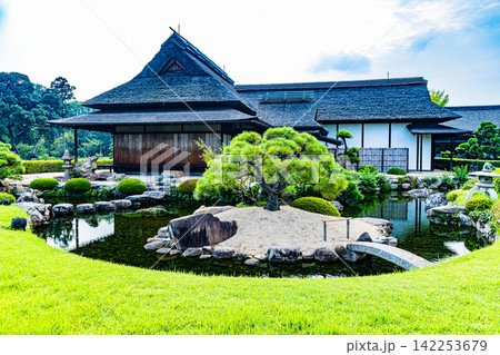 岡山県 岡山後楽園の風景 岡山県 岡山後楽園の風景 142253679