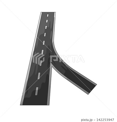 Illustration of Highway Entrance 142253947