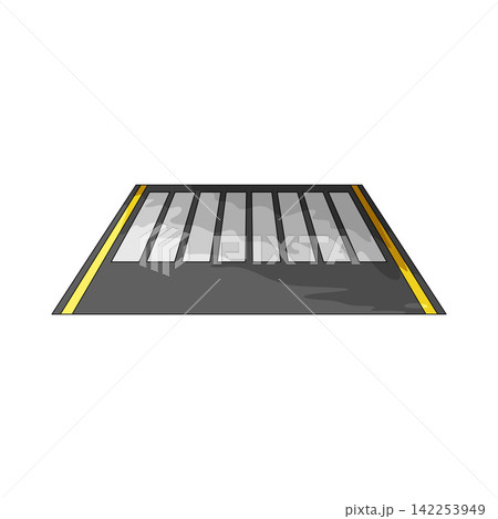 Illustration of Pedestrian Crossing Illustration of Pedestrian Crossing 142253949