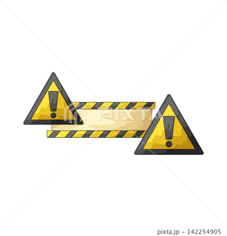 Illustration of Warning Illustration of Warning 142254905