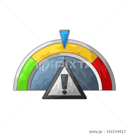 Illustration of Medium Risk Illustration of Medium Risk 142254917