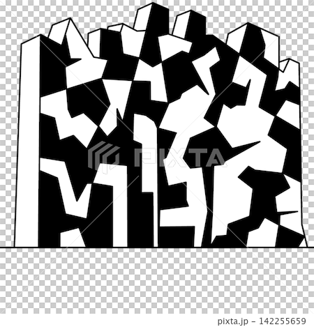 A towering, massive wall 142255659