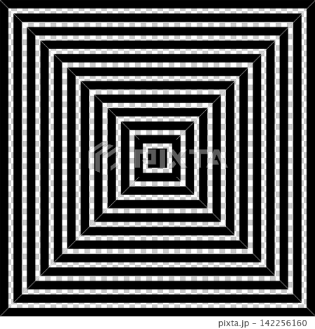 Square shape dynamic blend. Futuristic technology element Square shape dynamic blend. Futuristic technology element 142256160