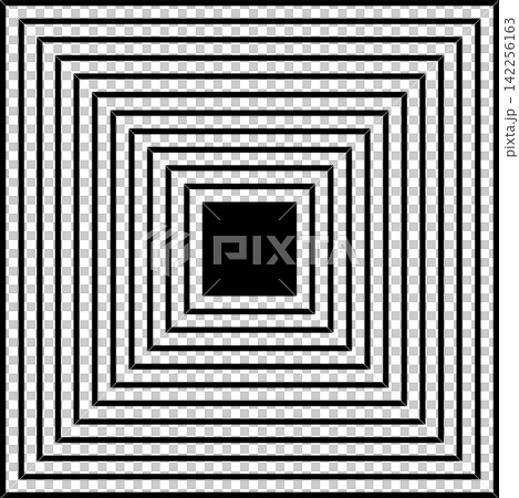 Square shape dynamic blend. Futuristic technology element 142256163