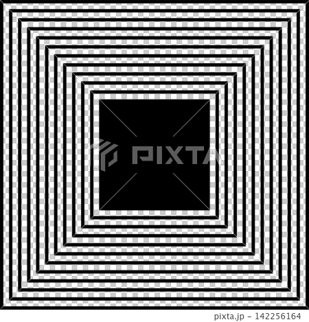 Square shape dynamic blend. Futuristic technology element 142256164