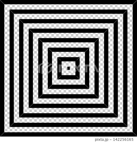 Square shape dynamic blend. Futuristic technology element 142256165