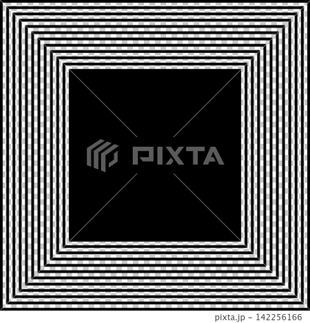 Square shape dynamic blend. Futuristic technology element Square shape dynamic blend. Futuristic technology element 142256166
