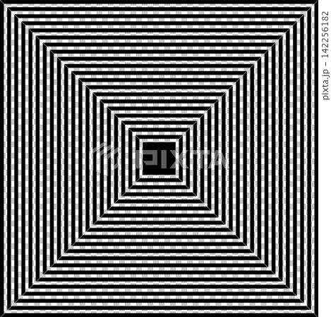 Square shape dynamic blend. Futuristic technology element 142256182