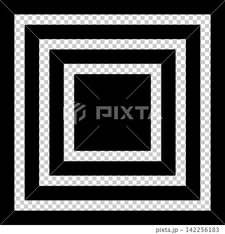 Square shape dynamic blend. Futuristic technology element Square shape dynamic blend. Futuristic technology element 142256183