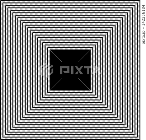 Square shape dynamic blend. Futuristic technology element 142256184