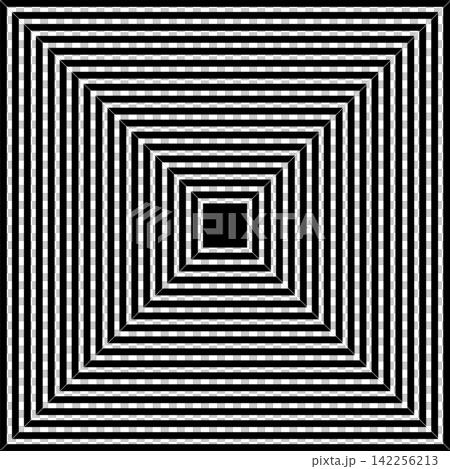 Square shape dynamic blend. Futuristic technology element Square shape dynamic blend. Futuristic technology element 142256213