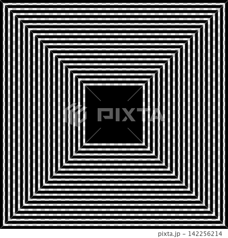 Square shape dynamic blend. Futuristic technology element Square shape dynamic blend. Futuristic technology element 142256214