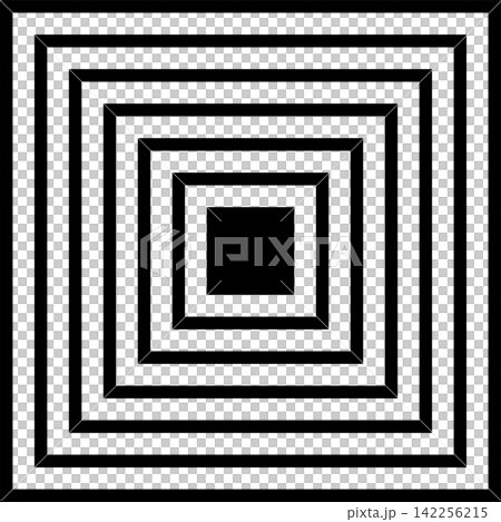 Square shape dynamic blend. Futuristic technology element 142256215