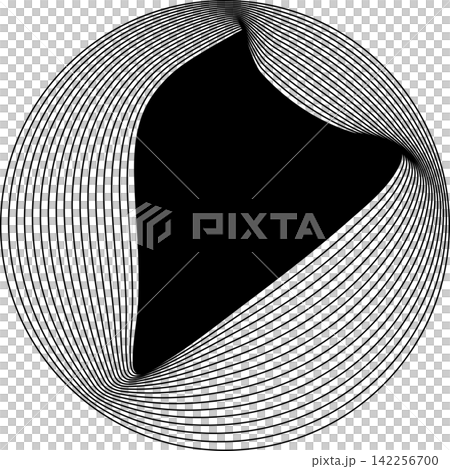 Circle frame emblem blend line for badges, banner, tag, logo 142256700