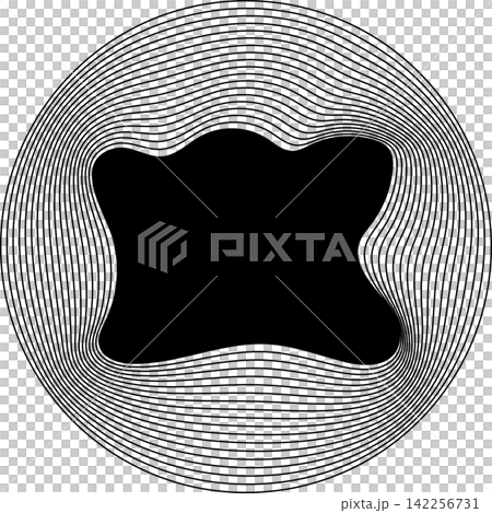 Circle frame emblem blend line for badges, banner, tag, logo 142256731
