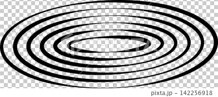 Oval icons with lines. Geometric shape Oval icons with lines. Geometric shape 142256918