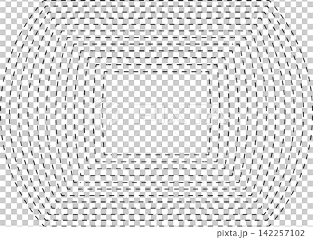 Square dashed line with blending. Futuristic technology element Square dashed line with blending. Futuristic technology element 142257102