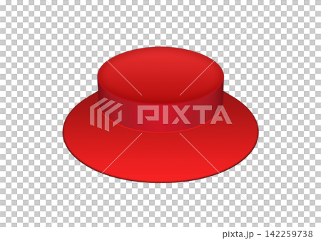 3D illustration of a red push button | Simple icon representing confirmation, start, and emergency operation 3D illustration of a red push button | Simple icon representing confirmation, start, and emergency operation 142259738