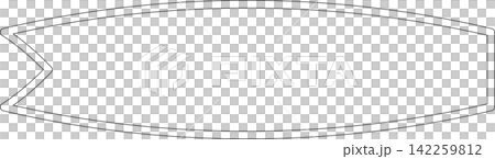 Hand drawn ribbon Hand drawn ribbon 142259812
