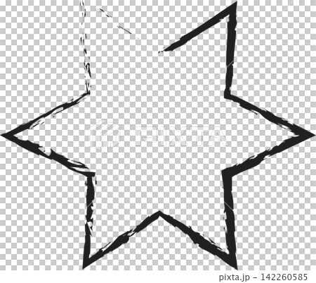 Brush star shape. Geometric design Brush star shape. Geometric design 142260585
