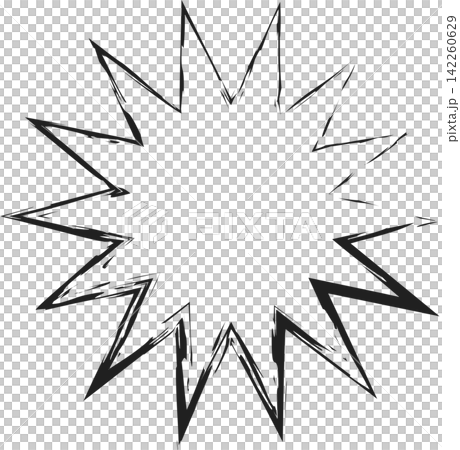 Brush star shape. Geometric design Brush star shape. Geometric design 142260629