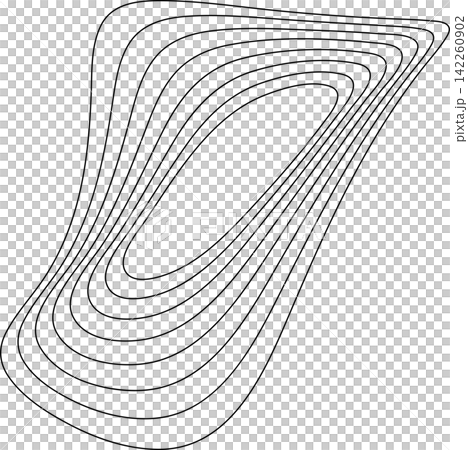 Abstract liquid geometric shapes. Graphic elements Abstract liquid geometric shapes. Graphic elements 142260902