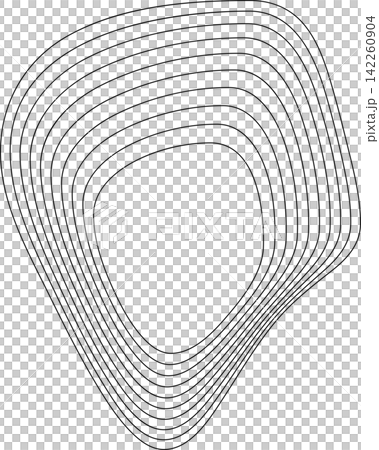 Abstract liquid geometric shapes. Graphic elements Abstract liquid geometric shapes. Graphic elements 142260904