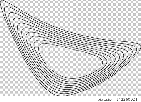 Abstract liquid geometric shapes. Graphic elements Abstract liquid geometric shapes. Graphic elements 142260921