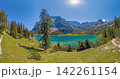 Wide panorama of Seebensee in the Mieming range Tyrol Austria 142261154