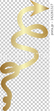 Golden arrow line, spiral, curve Golden arrow line, spiral, curve 142261327