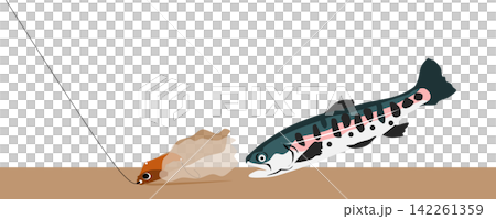 釣りのイラスト 釣りのイラスト 142261359