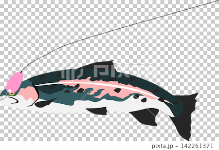 釣魚的插圖 142261371