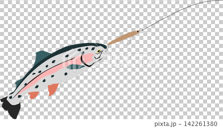 Fishing illustration Fishing illustration 142261380