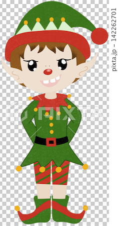 christmas elf character christmas elf character 142262701